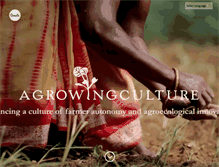 Tablet Screenshot of agrowingculture.org